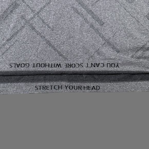 Lululemon Mens Gray Geometric Active Tee Size M Short Sleeve Athletic Top - Picture 5 of 7